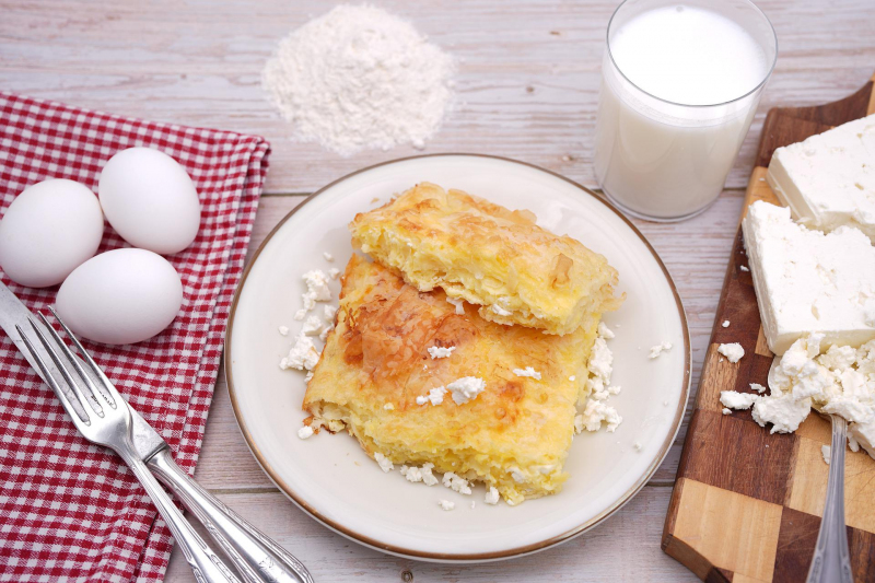 Gebackener Schafskäse